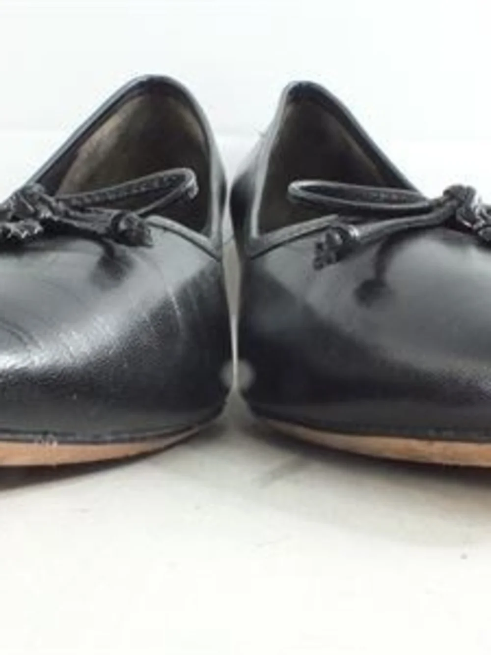 Tory Burch Charm Black Kitten Heel Pumps with Bow